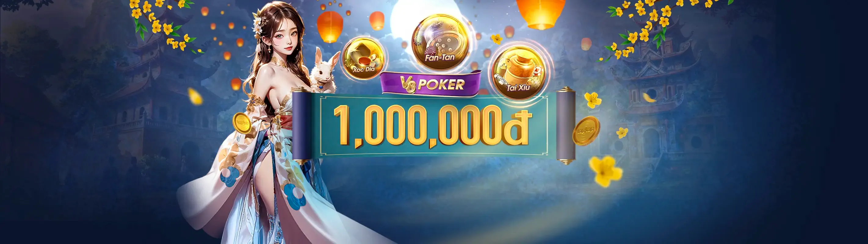 Máy đánh bạc với biểu tượng jackpot và tiền xu vàng